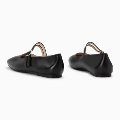 Ballerines Luce noires à doubles brides