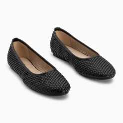 Ballerines Provence tressées noires