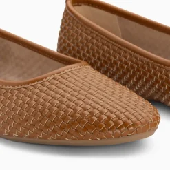 Ballerines Provence tressées camel