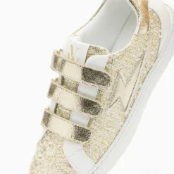 Baskets éclair Tracy or à scratchs