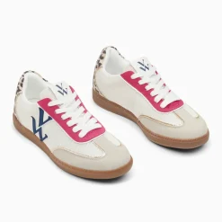 Baskets monogramme Charlize multicolores à semelle rétro