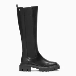 Bottes Becky noires à élastiques