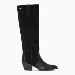 Bottes santiags Joe bi-matière noires