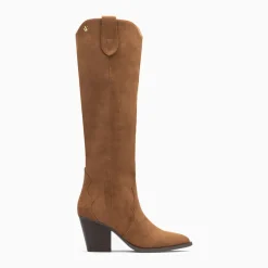 Bottes santiags Sharon camel à talon