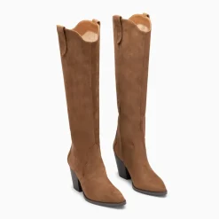 Bottes santiags Sharon camel à talon