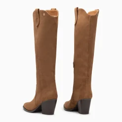 Bottes santiags Sharon camel à talon