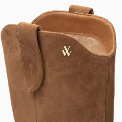Bottes santiags Sharon camel à talon