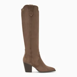 Bottes santiags Sharon taupe à talon