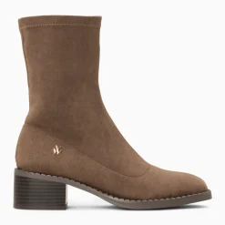 Bottines chaussettes Bobby taupe