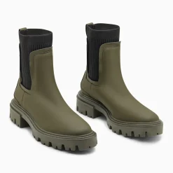 Bottines de pluie Coline kaki
