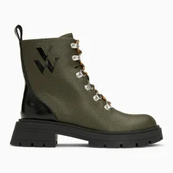 Bottines rangers Giuliana kaki