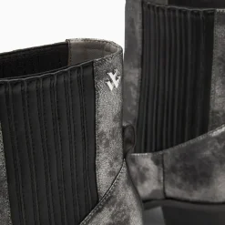 Bottines santiags Appoline anthracite à talon
