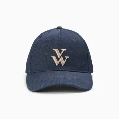 Casquette Clem denim à monogramme brodé