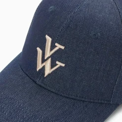 Casquette Clem denim à monogramme brodé