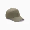 Casquette Clem kaki à monogramme brodé