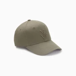 Casquette Clem kaki à monogramme brodé