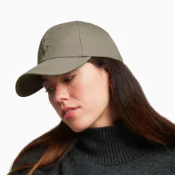Casquette Clem kaki à monogramme brodé