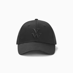 Casquette Clem noire à monogramme brodé