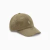 Casquette Jess kaki en velours côtelé