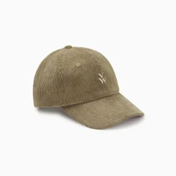 Casquette Jess kaki en velours côtelé