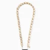 Chaîne de téléphone Gina beige marbré