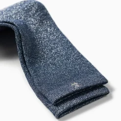 Chaussettes Ambre marine et argent pailleté