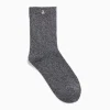 Chaussettes Quinn noir et argent pailleté