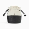 Mini panier bourse Lilly noir
