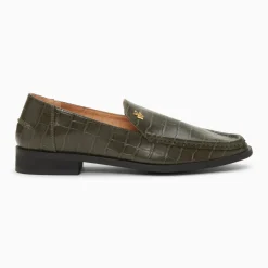 Mocassins Marianne kaki croco