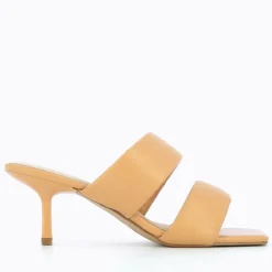Mules Elia nude à brides rembourrées