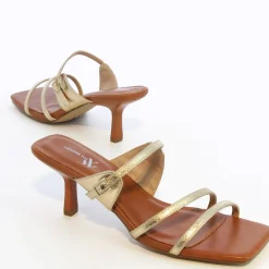 Mules kitten heel Axelle or
