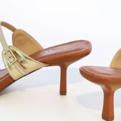 Mules kitten heel Axelle or