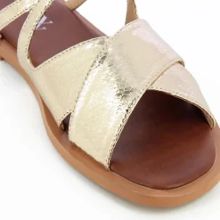 Mules plates Capucine or à brides croisées