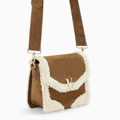 Petit sac cartable Evelyn camel