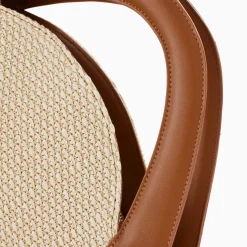 Petit sac panier Juliane beige et camel