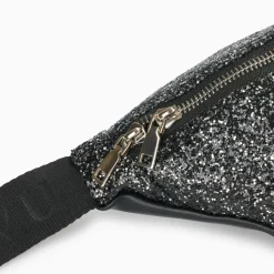 Sac banane Lydie noir à paillettes