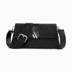 Sac Dalila noir à rabat