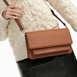 Sac Marga camel grainé