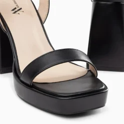 Sandales à talon Martha noires