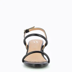 Sandales à talon minimalistes Cynthia noires